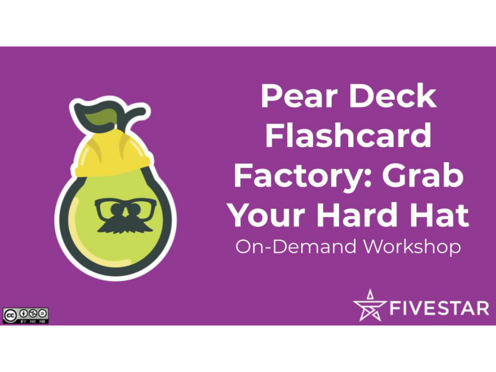 Learning Lab Pear Deck Flashcard Factory Grab Your Hard Hat